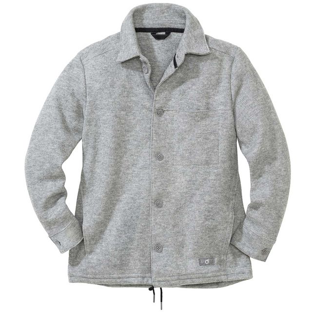 Men's merino wool walk shirt jacket