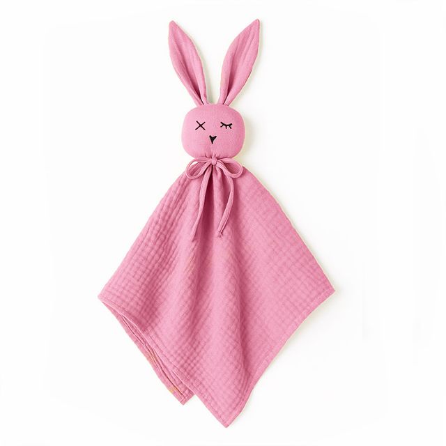 Organic cotton rabbit lovey