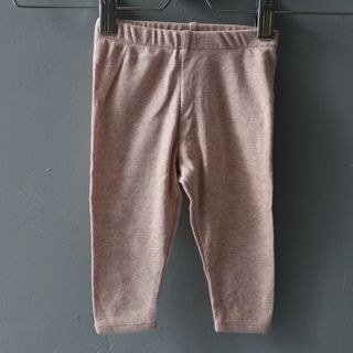 Baby ribbed cotton leggings