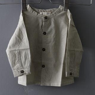 Baby cotton woven peasant shirt