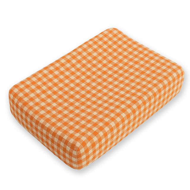 Baby cotton gauze changing mat cover, gingham