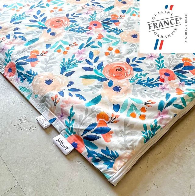 Cotton cover for baby play mat