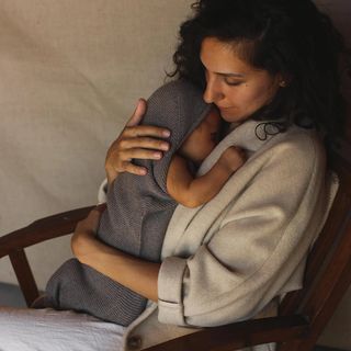 Baby merino wool swaddle cocoon