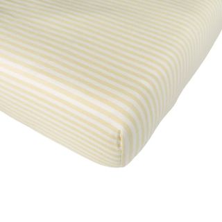 Cotton percale fitted sheet for double bed
