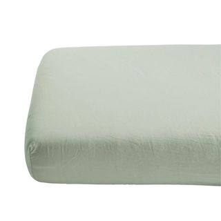 Kids' washed cotton sateen fitted sheet