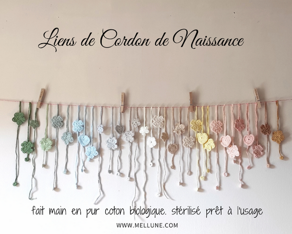 Cotton umbilical cord tie