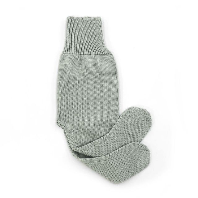 Footed organic cotton baby pants