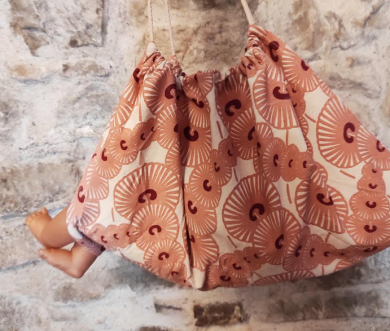 Baby weighing hammock (sling) in cotton