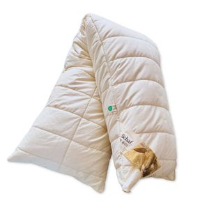 Quilted cotton and wool cover for the Sassoupi support pillow