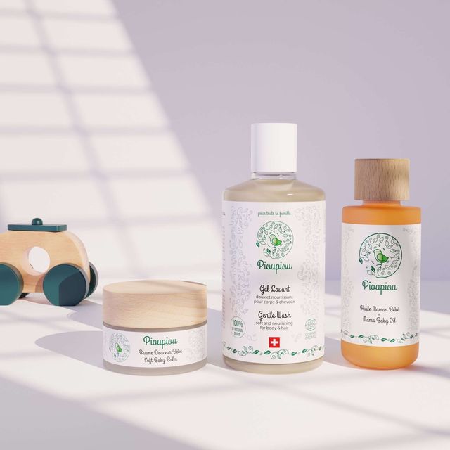 Newborn baby skincare gift set
